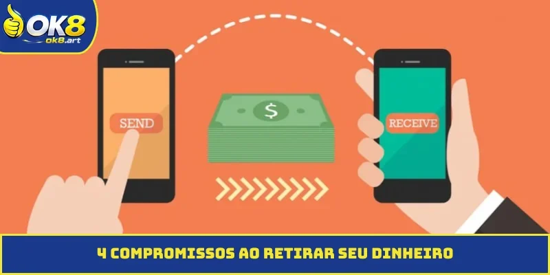 4 compromissos ao retirar seu dinheiro