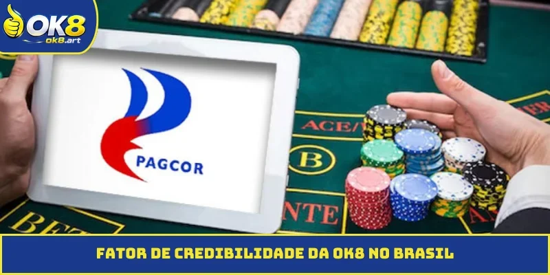 Fator de credibilidade da OK8 no Brasil