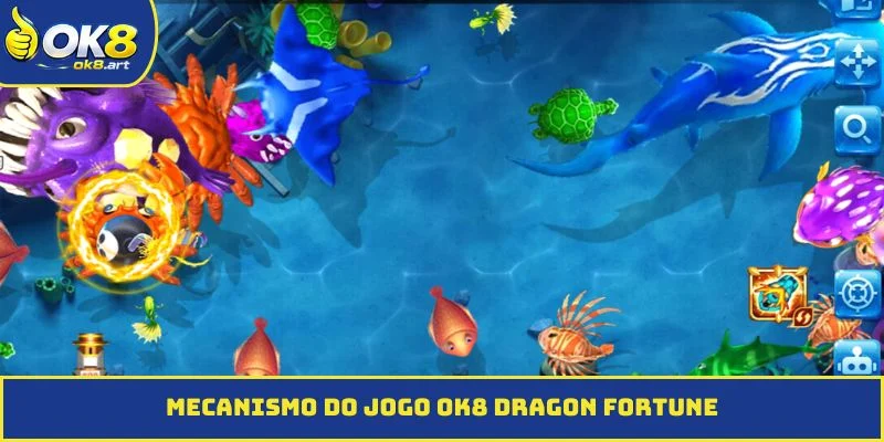 Mecanismo do jogo OK8 Dragon Fortune