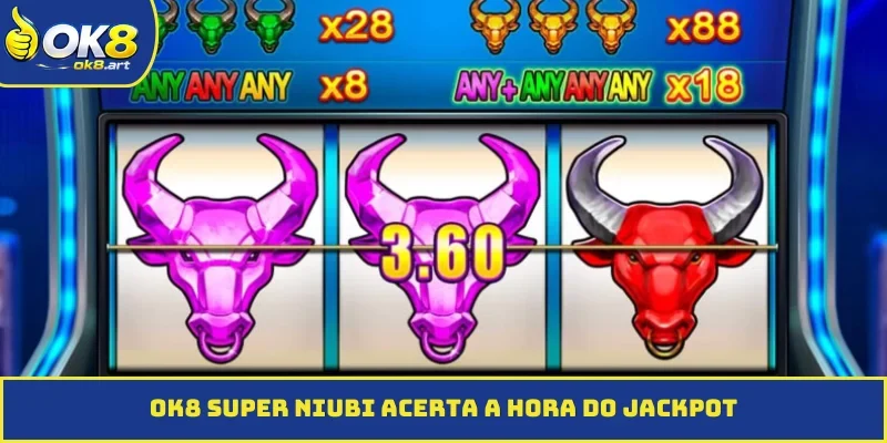OK8 Super Niubi acerta a hora do jackpot