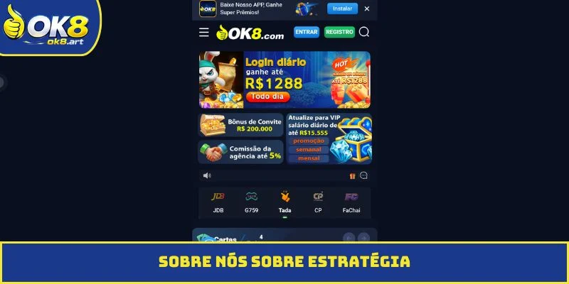 Sobre Nós sobre estratégia